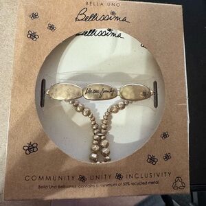 NWT Bella Uno Bellissima Goldtone Bracelet